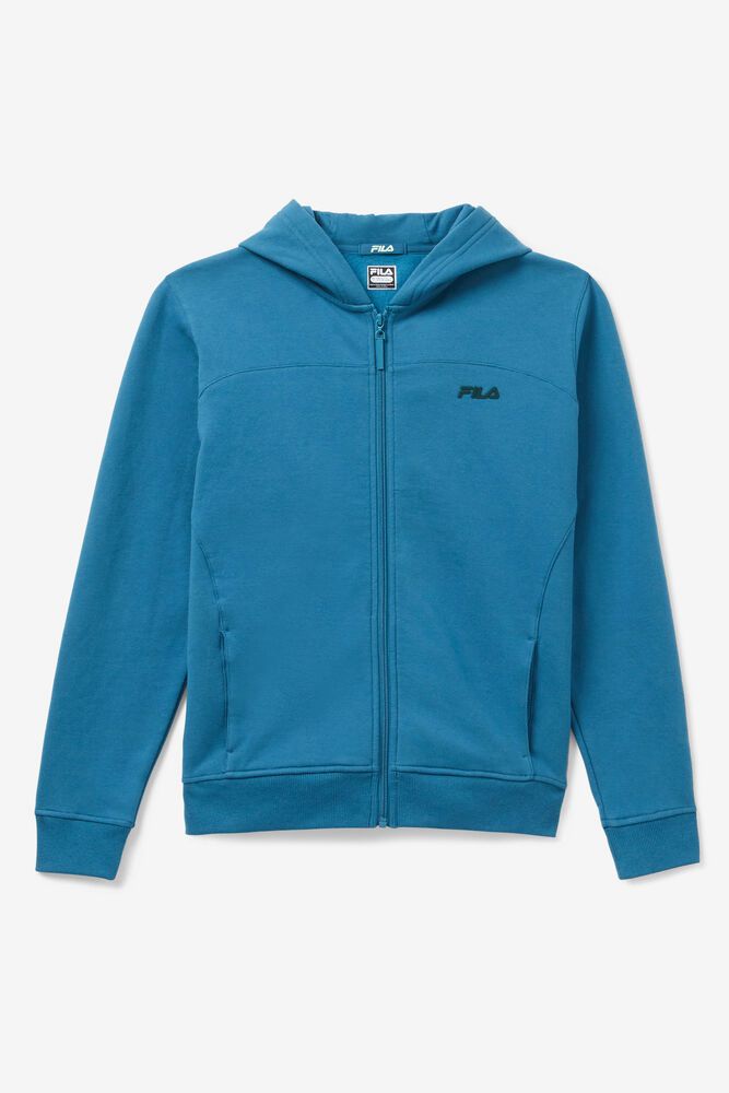 Fila Hættetrøje Dame Blå Never Lose Full Zip EMY-123850